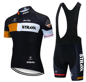 Conjunto para Ciclismo Strava - Camisa e Bermuda