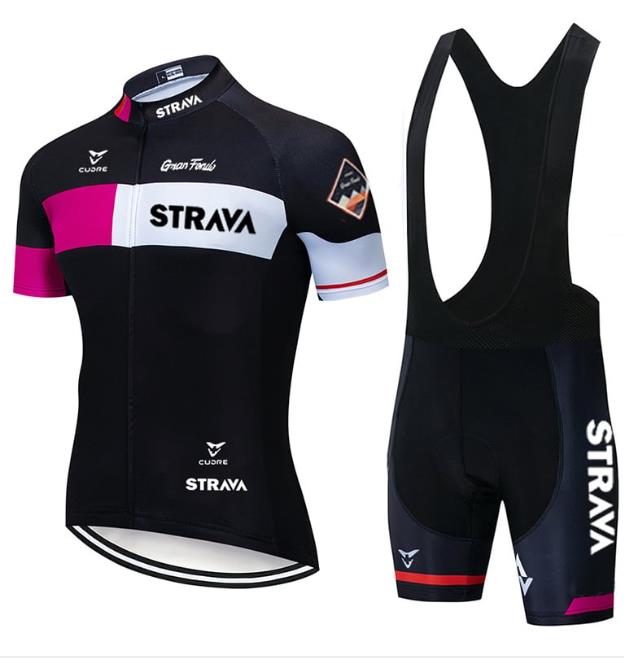 Conjunto para Ciclismo Strava - Camisa e Bermuda