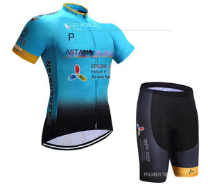 Camisa de Ciclismo Astana