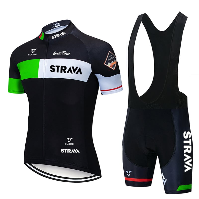 Conjunto para Ciclismo Strava - Camisa e Bermuda